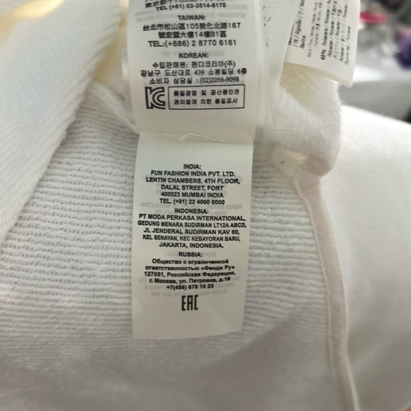 F is Fendi logo eyelet sweatshirt - Picture 10 of 10